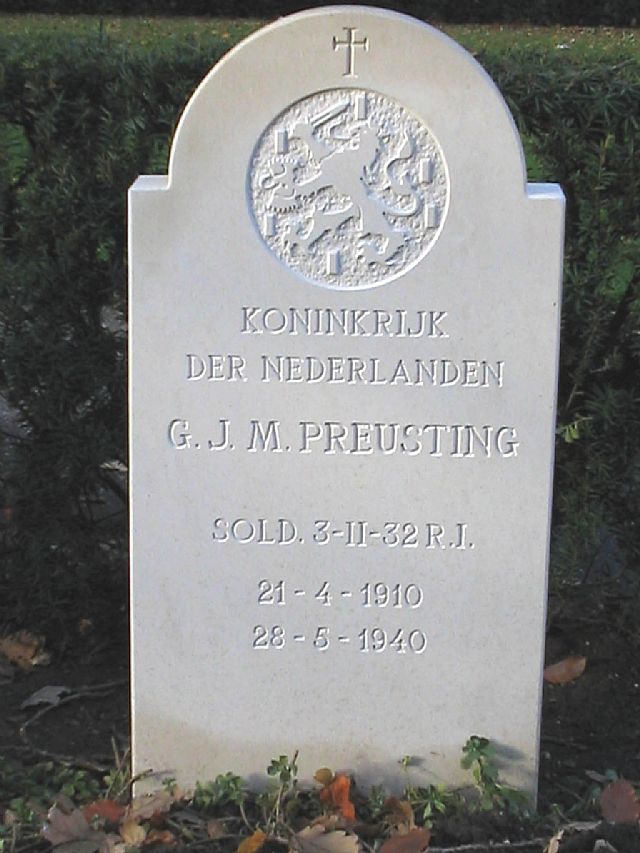 Afbeelding van graf of monument van Gerhardus Johannes Martinus Preusting