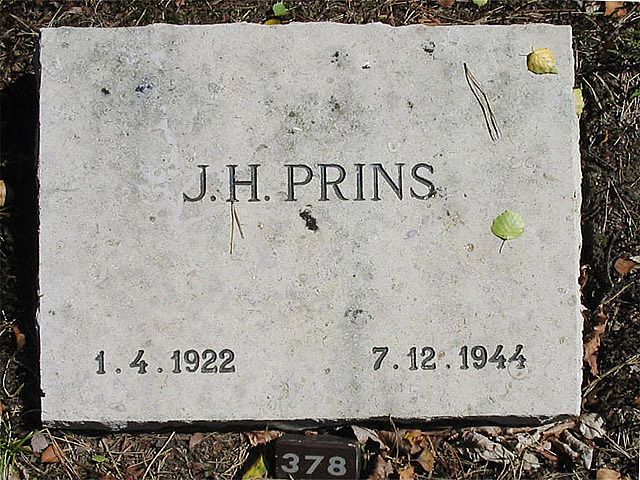 Afbeelding van graf of monument van Johannes Hendrikus Prins