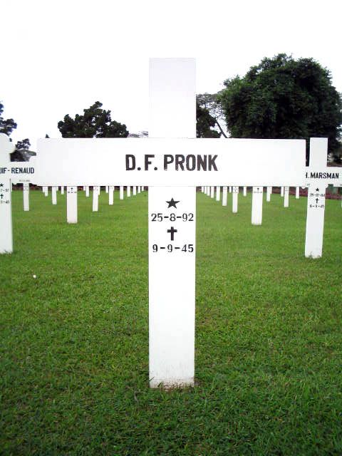 Afbeelding van graf of monument van Dirk Ferdinand Pronk