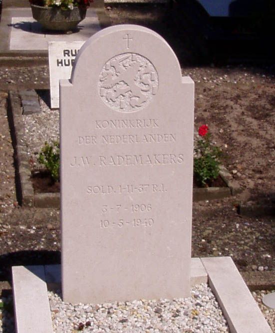 Afbeelding van graf of monument van Joannes Wilhelmus Rademakers