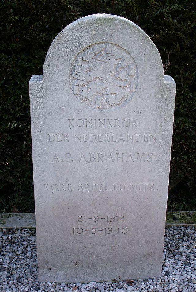 Afbeelding van graf of monument van Antonie Pieter Abrahams