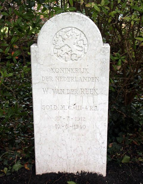 Afbeelding van graf of monument van Willem van der Reek