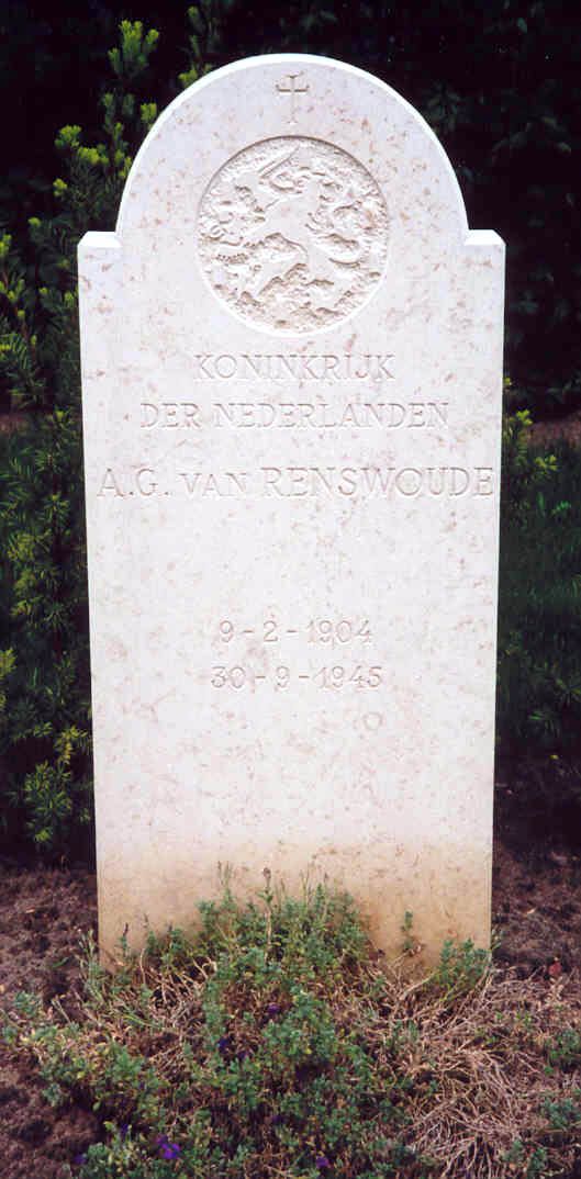 Afbeelding van graf of monument van Aart Gijsbert van Renswoude