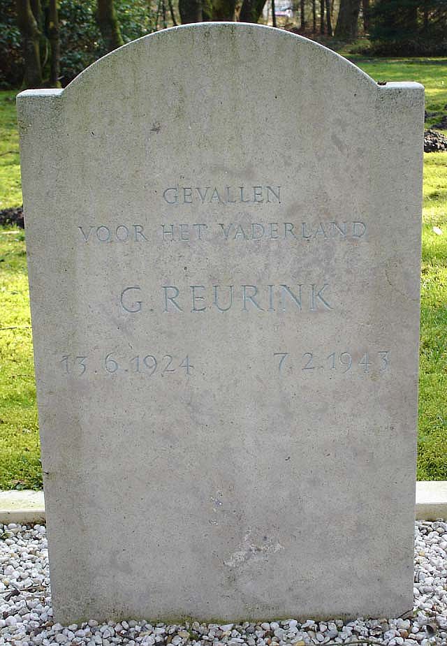 Afbeelding van graf of monument van Gerrit Reurink