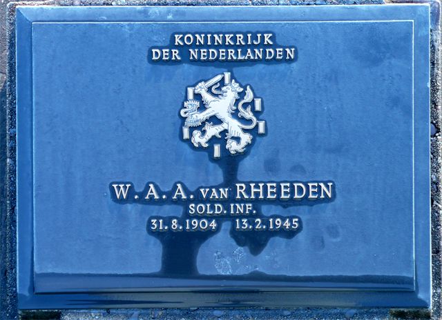 Afbeelding van graf of monument van Wilhelm Arnold August van Rheeden
