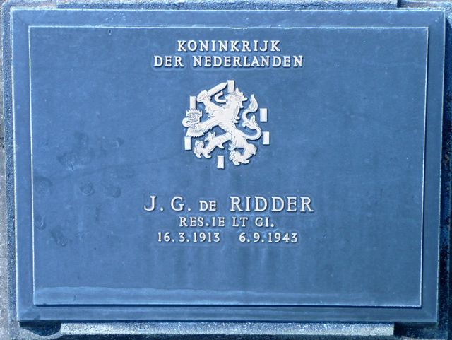 Afbeelding van graf of monument van Johannes Gerardus de Ridder