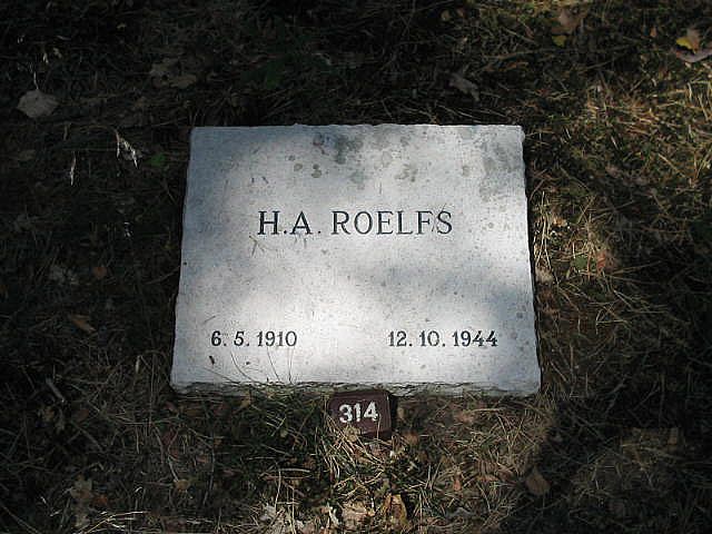 Afbeelding van graf of monument van Hendrik Adolf Roelfs