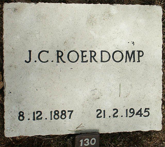 Afbeelding van graf of monument van Johan Christiaan Roerdomp