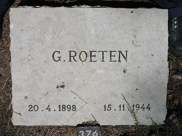 Afbeelding van graf of monument van Gerardus Roeten