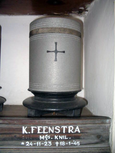 Afbeelding van graf of monument van Klaas Feenstra
