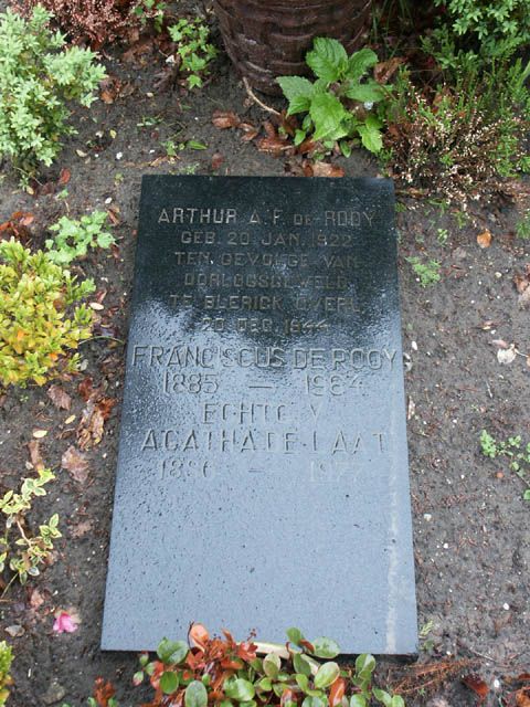 Afbeelding van graf of monument van Arthur Adrianus Franciscus de Rooij