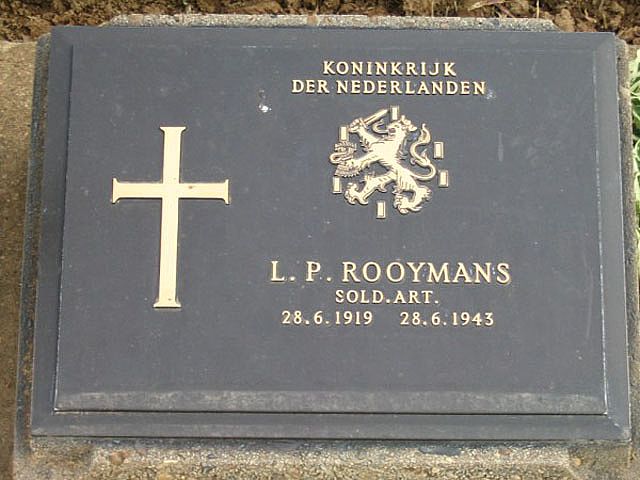 Afbeelding van graf of monument van Louis Paulus Rooijmans