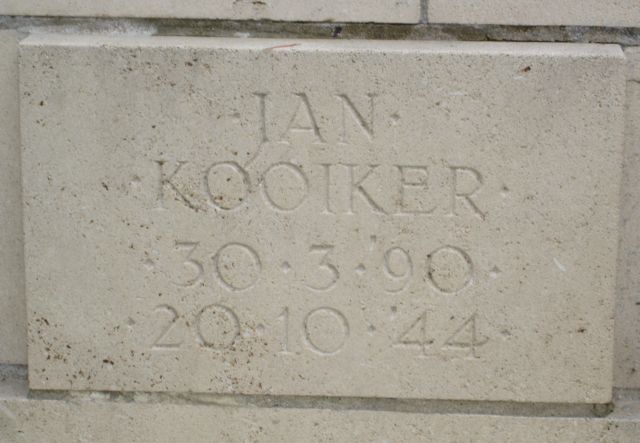 Afbeelding van graf of monument van Jan Kooiker