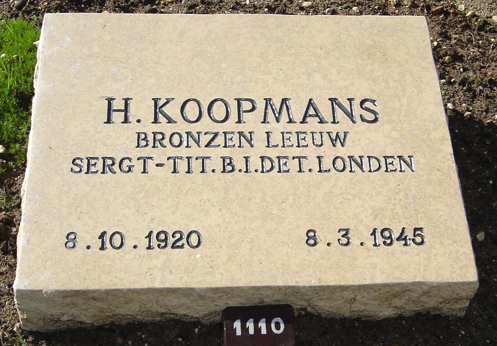 Afbeelding van graf of monument van Harmen Koopmans