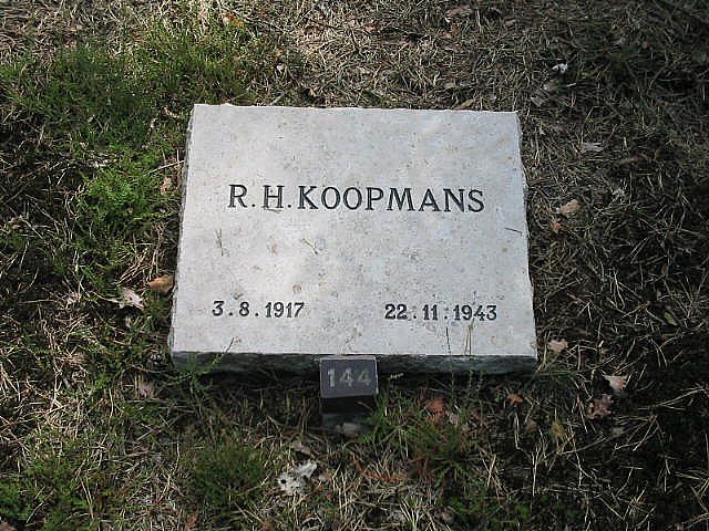 Afbeelding van graf of monument van Robert Harrij Koopmans