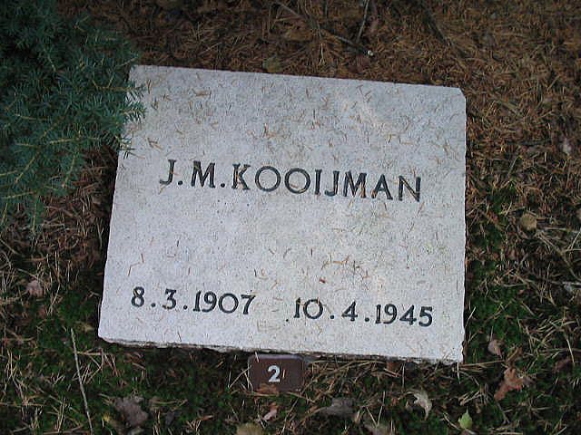 Afbeelding van graf of monument van Jan Maarten Kooijman