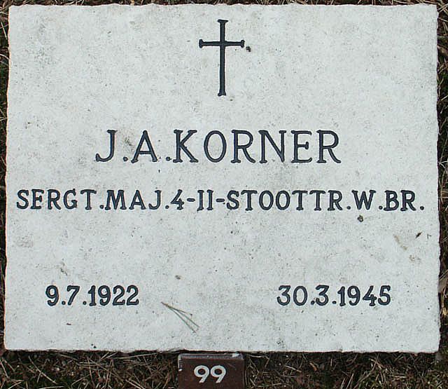 Afbeelding van graf of monument van Johannes Adrianus Korner