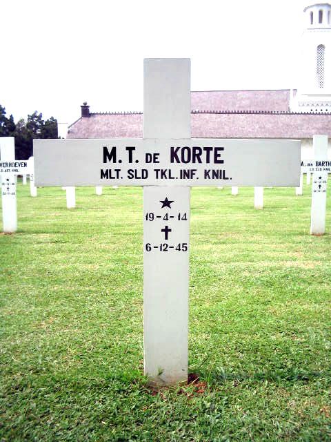 Afbeelding van graf of monument van Marinus Theodorus de Korte