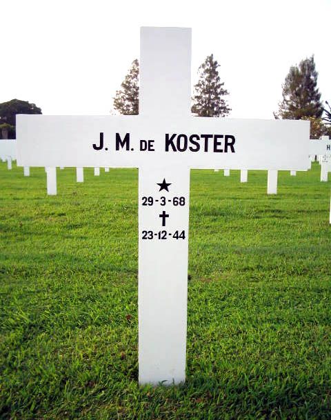 Afbeelding van graf of monument van Jan Marinus de Koster