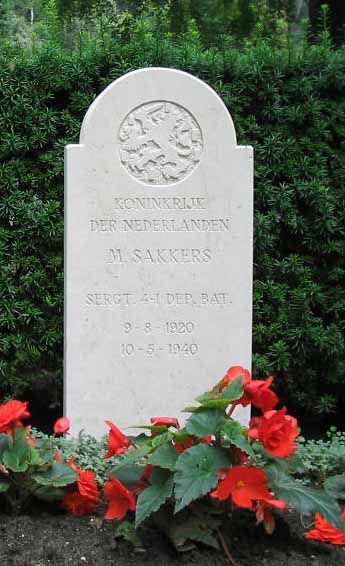 Afbeelding van graf of monument van Marinus Sakkers