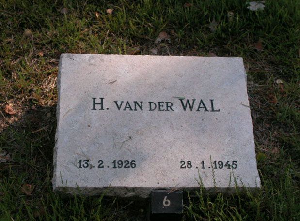 Afbeelding van graf of monument van Hendrik van der Wal