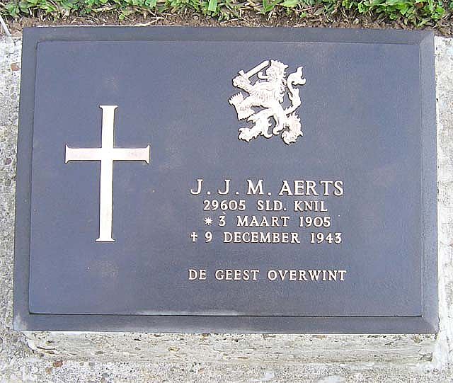 Afbeelding van graf of monument van Jacobus Johannes Marie Aerts