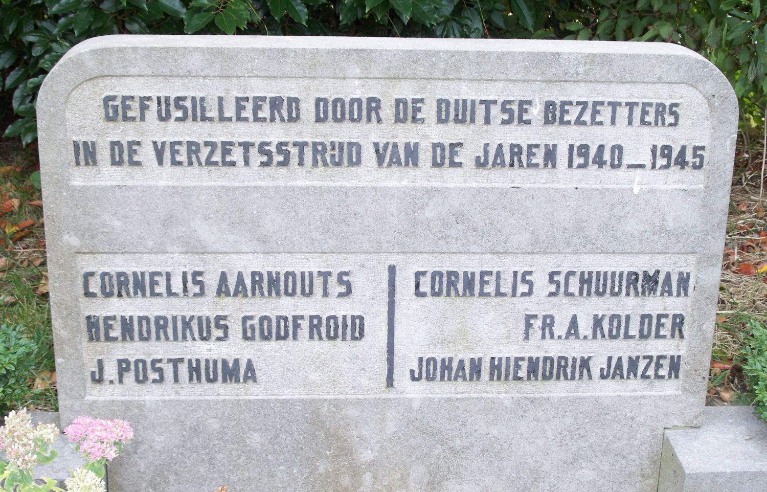 Afbeelding van graf of monument van Cornelis Aarnouts