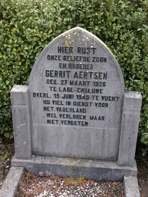 Afbeelding van graf of monument van Gerrit Aertsen