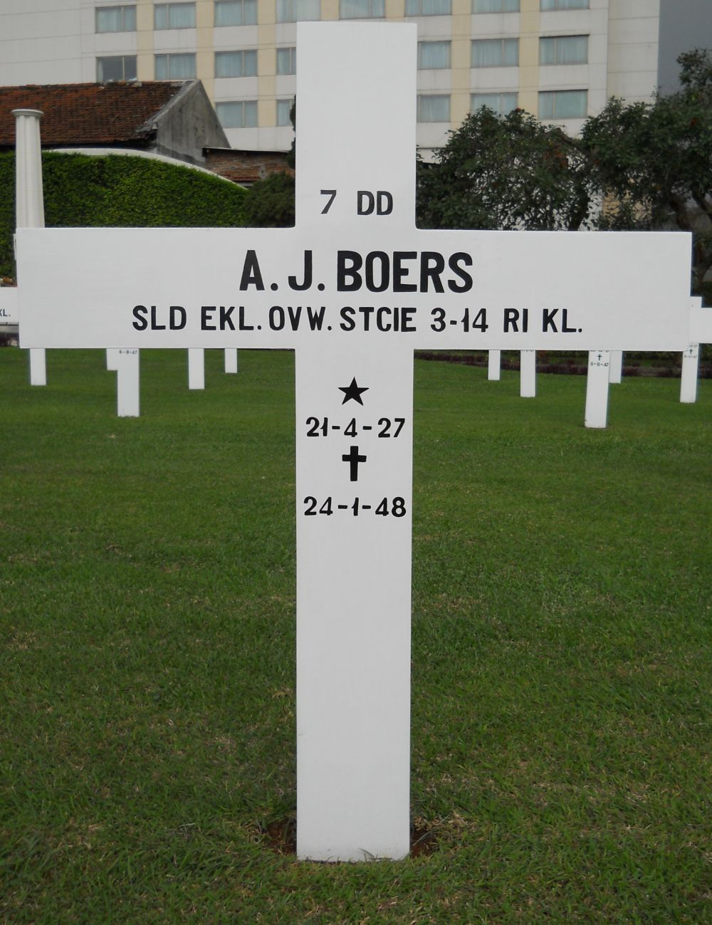 Afbeelding van graf of monument van Andreas Johannes Boers