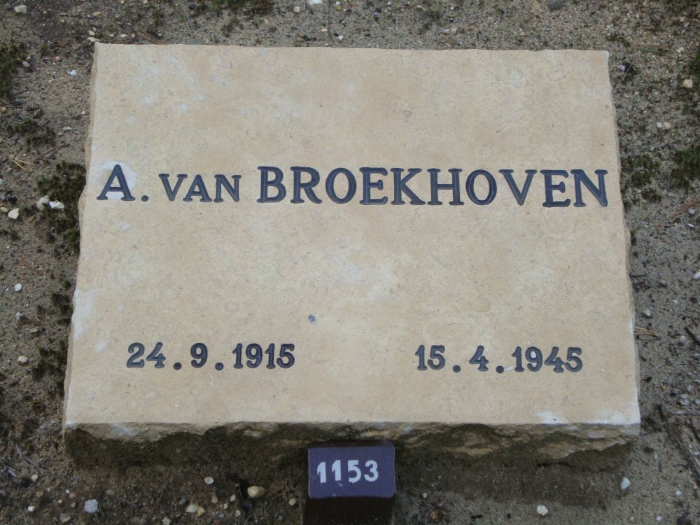 Afbeelding van graf of monument van Aart van Broekhoven