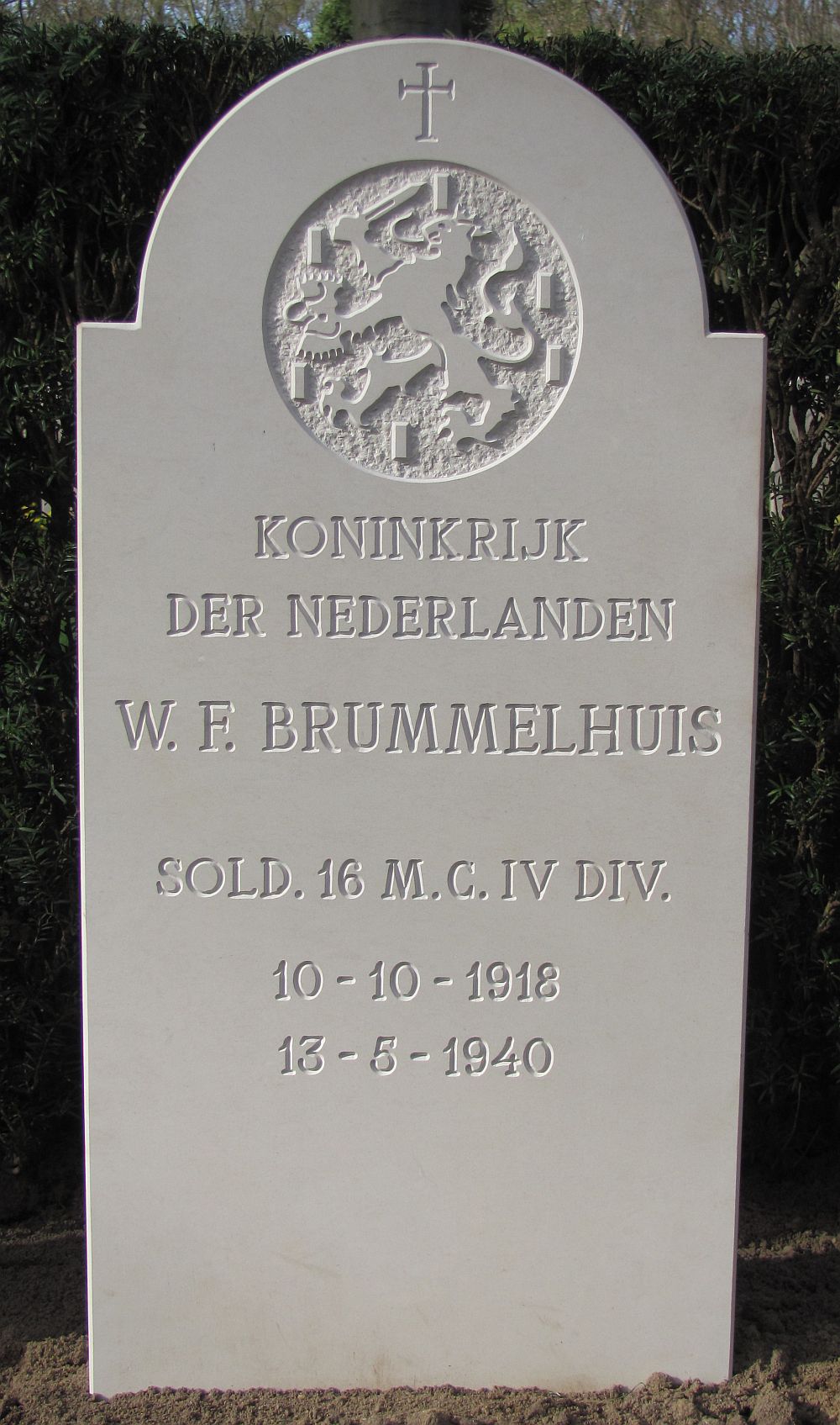 Afbeelding van graf of monument van Wilhelmus Franciscus Brummelhuis