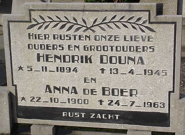 Afbeelding van graf of monument van Hendrik Douna