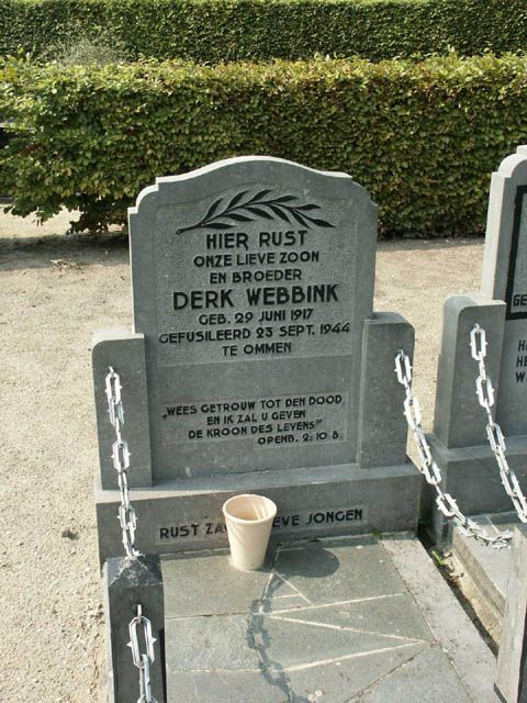 Afbeelding van graf of monument van Derk Webbink