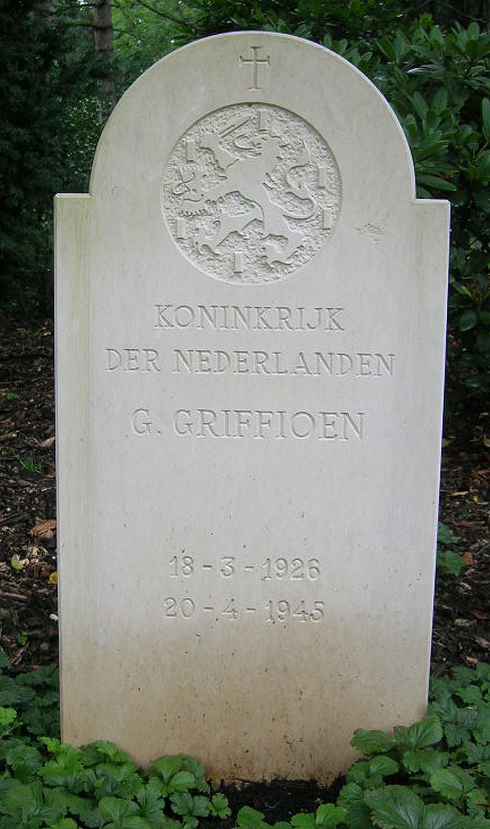 Afbeelding van graf of monument van Gijsbertus Griffioen