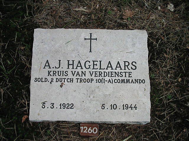 Afbeelding van graf of monument van Adrianus Josephus Hagelaars