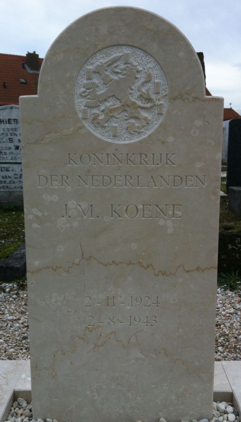 Afbeelding van graf of monument van Jacobus Marinus Koene