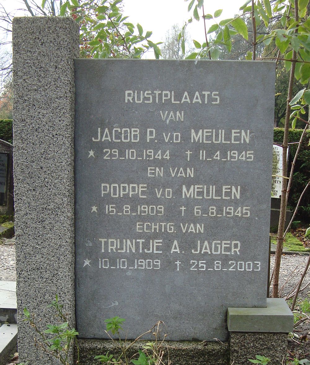Afbeelding van graf of monument van Poppe van der Meulen