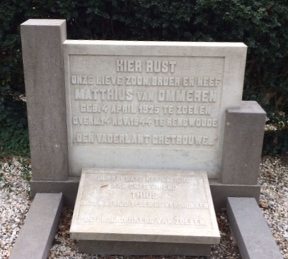 Afbeelding van graf of monument van Matthijs van Ommeren