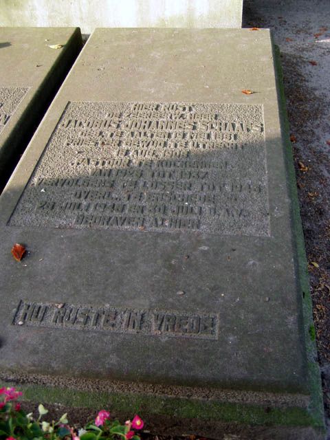 Afbeelding van graf of monument van Jacobus Johannes Schaafs