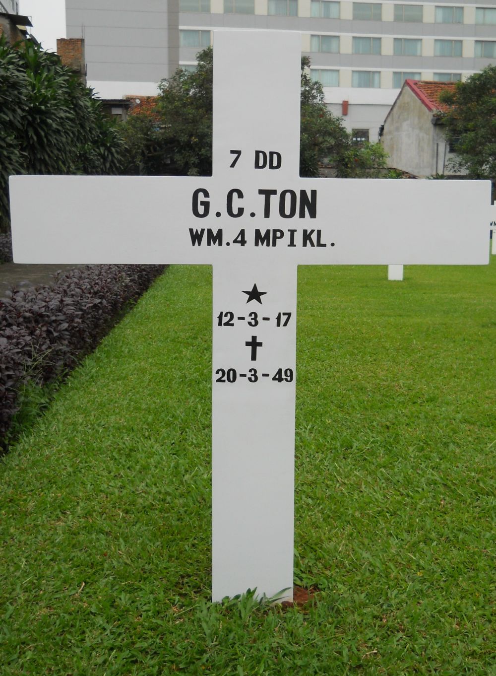 Afbeelding van graf of monument van Gerrit Cornelis Ton