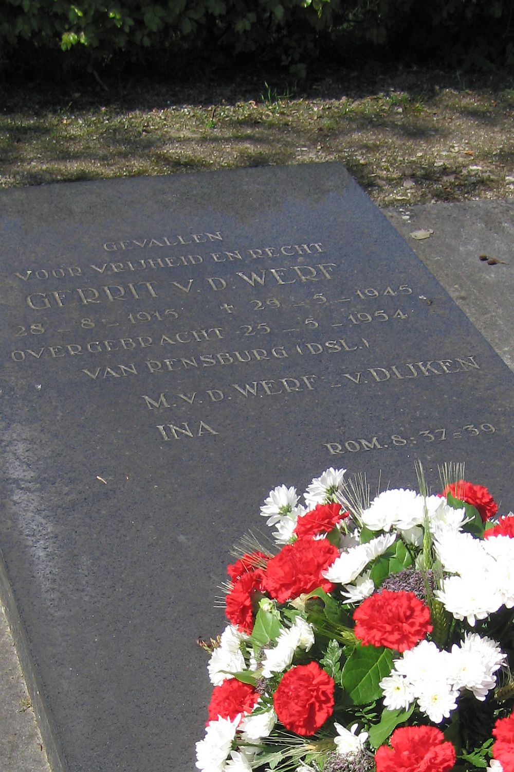 Afbeelding van graf of monument van Gerrit van der Werf