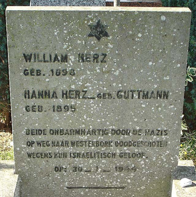 Afbeelding van graf of monument van Hanna Herz-Guttmann