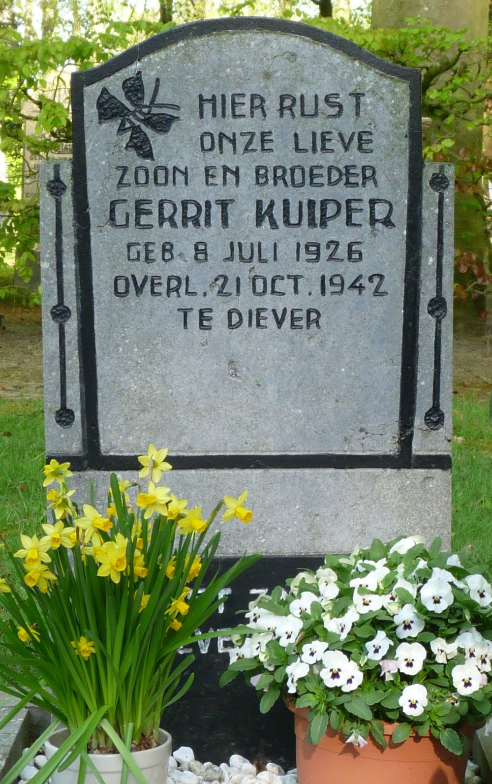 Afbeelding van graf of monument van Gerrit Kuiper