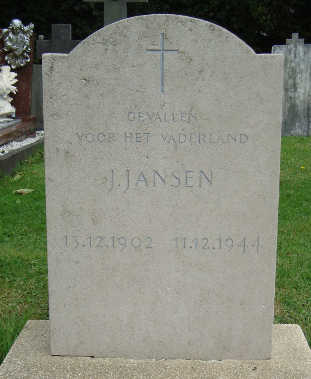 Afbeelding van graf of monument van Jacobus Jansen