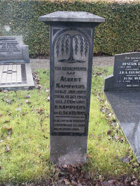 Afbeelding van graf of monument van Albert Kamphuis