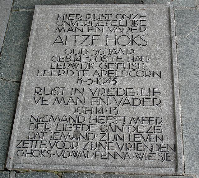 Afbeelding van graf of monument van Aitze Hoks