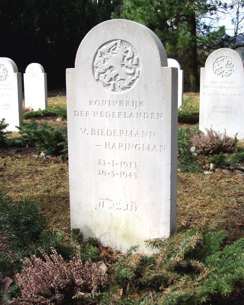 Afbeelding van graf of monument van Vogeline Biedermann-Haringman