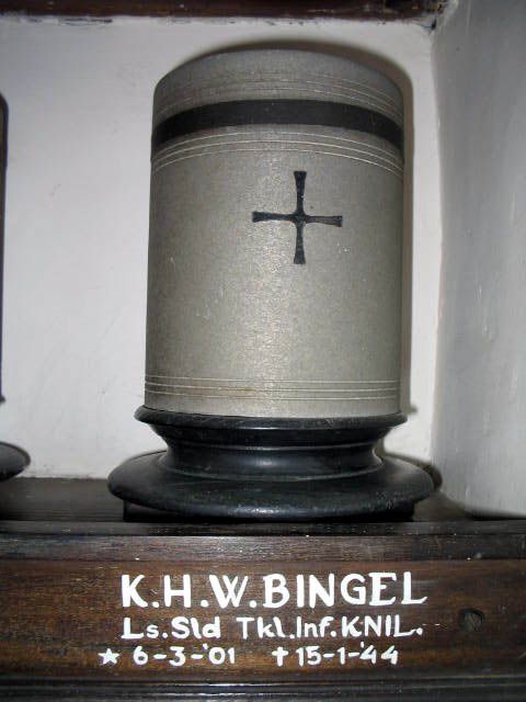 Afbeelding van graf of monument van Karel Hendrik Willem Bingel