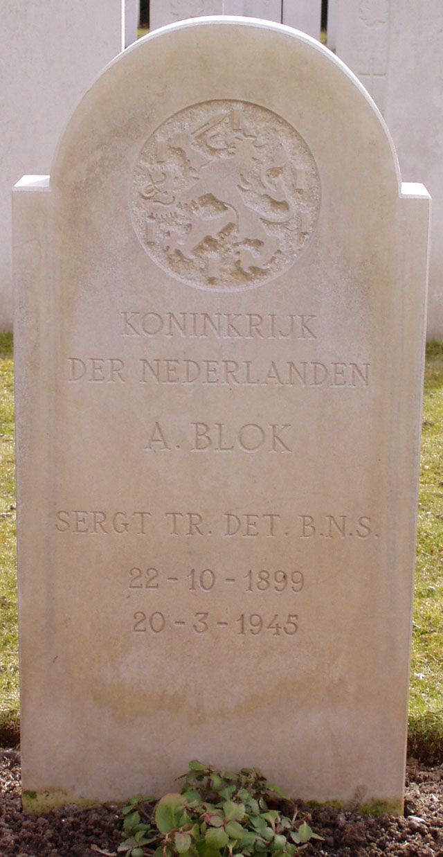 Afbeelding van graf of monument van Arie Blok