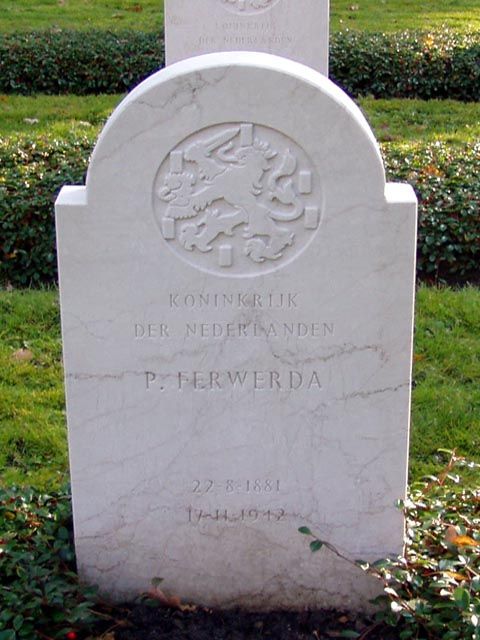 Afbeelding van graf of monument van Pieter Ferwerda